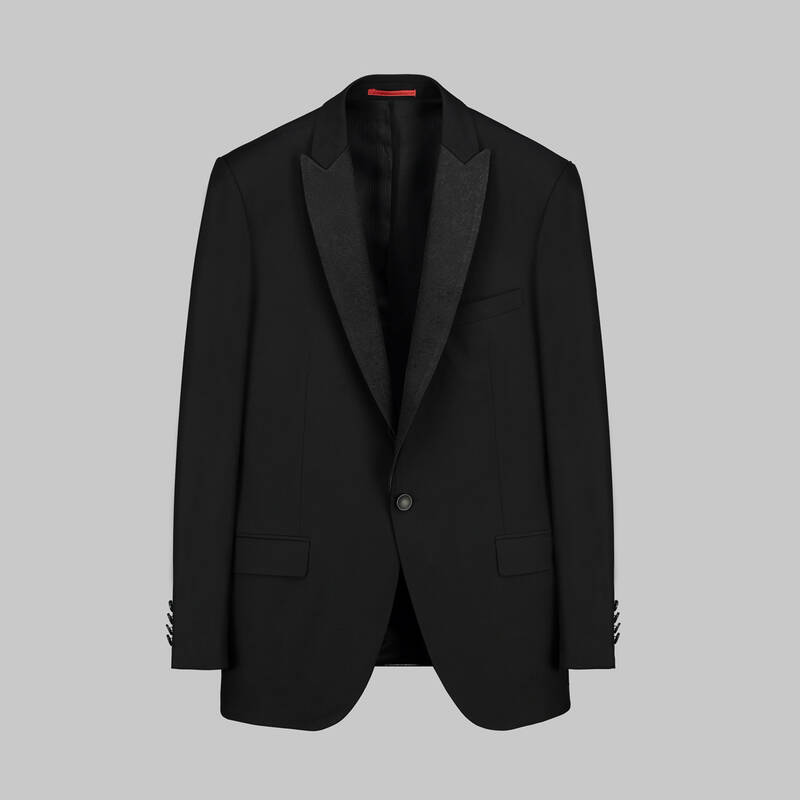 Happy Carlo Yelek Papyon Takım Slim Fit Siyah Smokin - 7