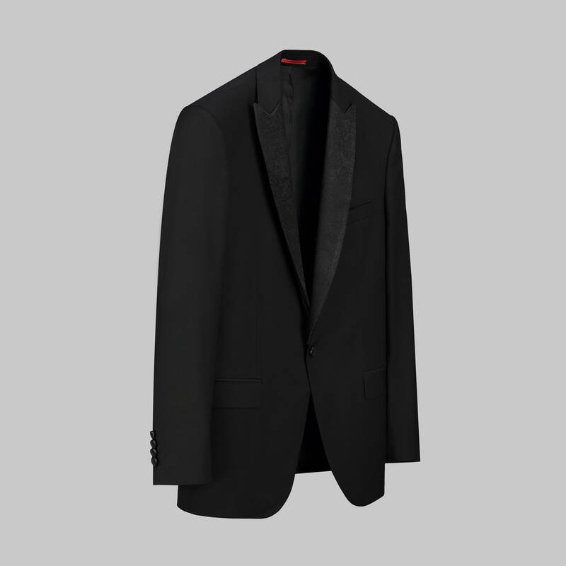 Happy Carlo Yelek Papyon Takım Slim Fit Siyah Smokin - 8