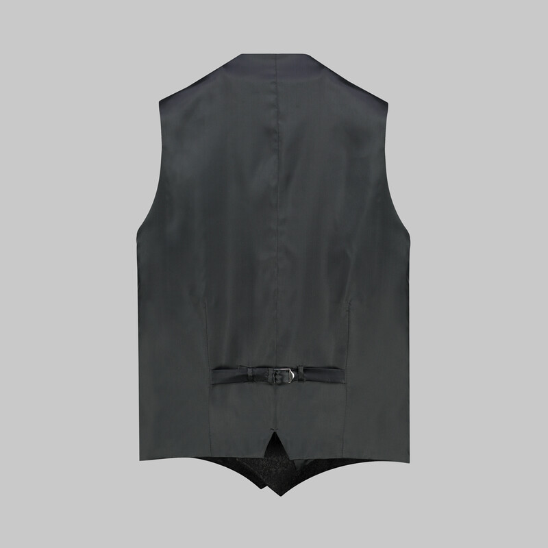 Happy Carlo Yelek Papyon Takım Slim Fit Siyah Smokin - INTERVIEW