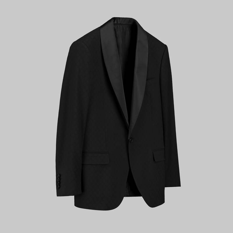 Happy Kuşak Papyon Takım Siyah Slim Fit Smokin - 5