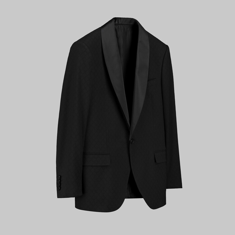 Happy Kuşak Papyon Takım Siyah Slim Fit Smokin - INTERVIEW