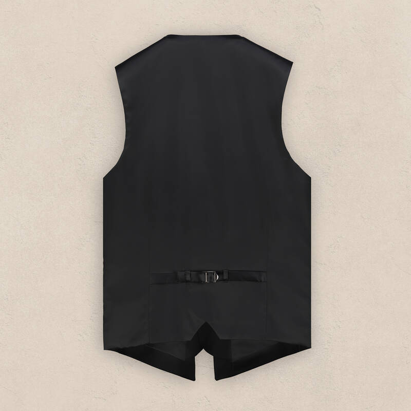 Happy Night Bob Papyon Yelek Takım Slim Fit Siyah Smokin - 5