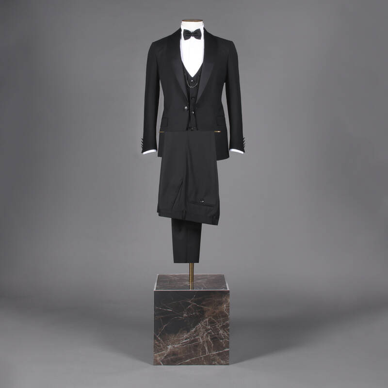 Happy Night Bob Yelek Papyon Takım Slim Fit Smokin - 1