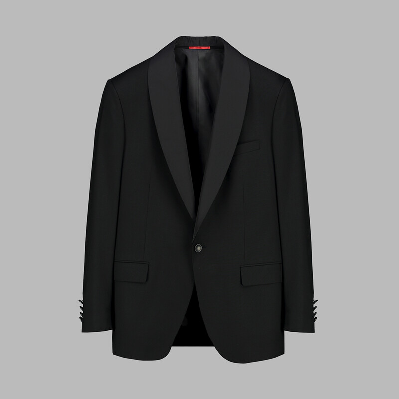 Happy Yelek Papyon Siyah Slim Fit Smokin Takım - INTERVIEW