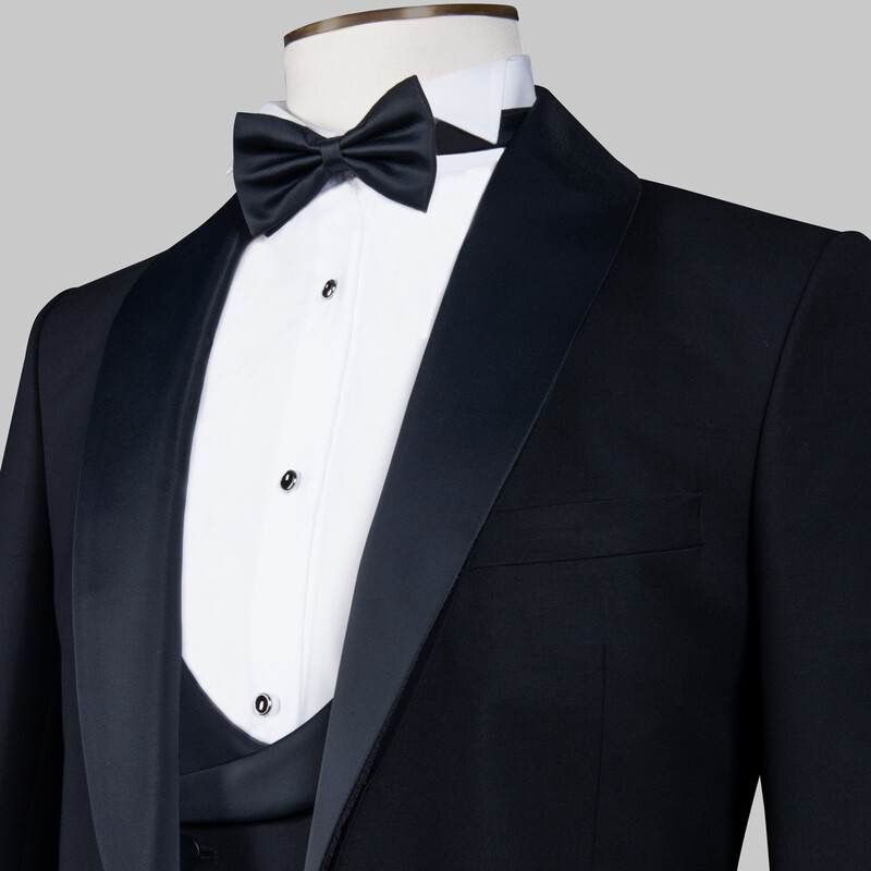 Happy Night Carlo Papyon Yelek Takım Slim Fit Smokin - INTERVIEW