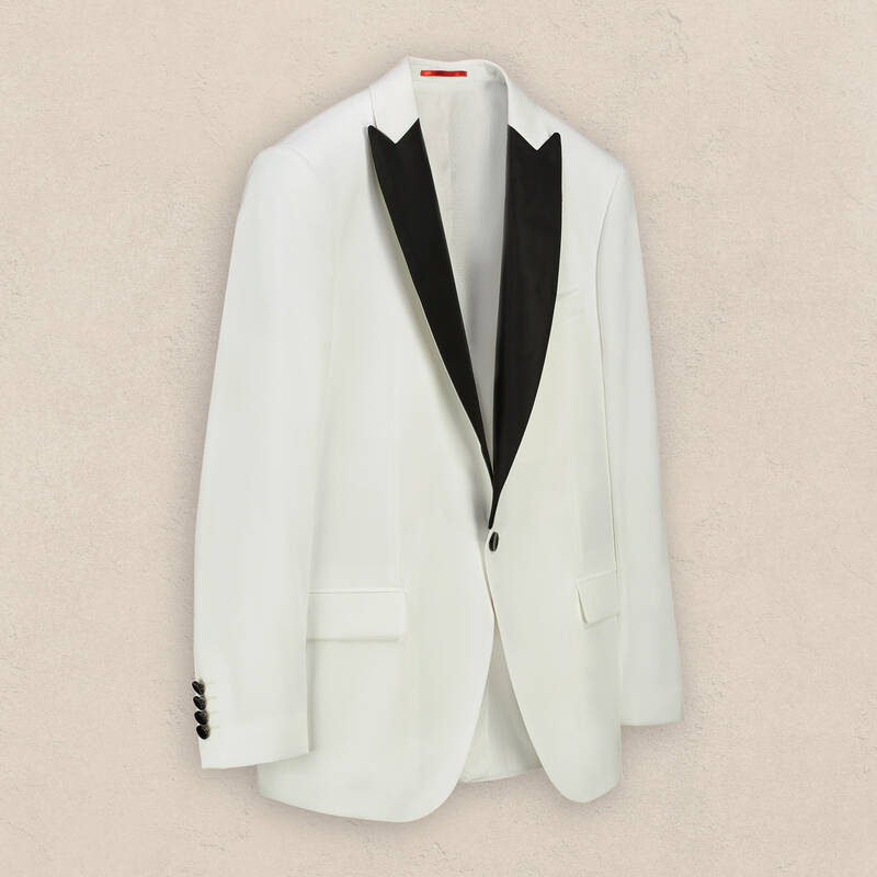 Happy Night Carlo Yelek Papyon Takım Ekru Slim Fit Smokin - 5