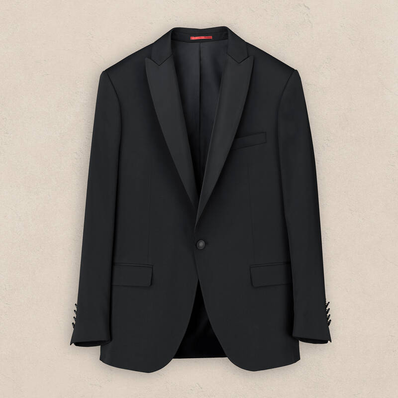 Happy Night Carlo Yelek Papyon Takım Slim Fit Siyah Smokin - 3