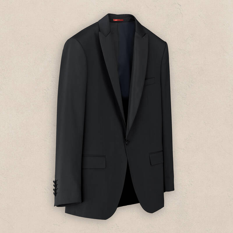 Happy Night Carlo Yelek Papyon Takım Slim Fit Siyah Smokin - 4