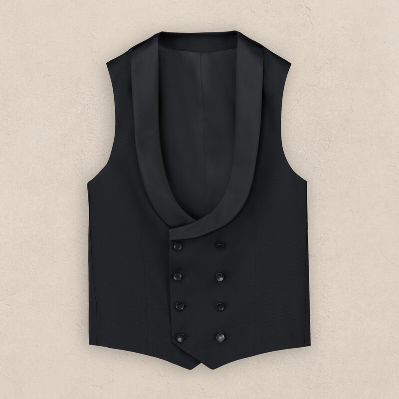 Happy Night Carlo Yelek Papyon Takım Slim Fit Siyah Smokin - INTERVIEW