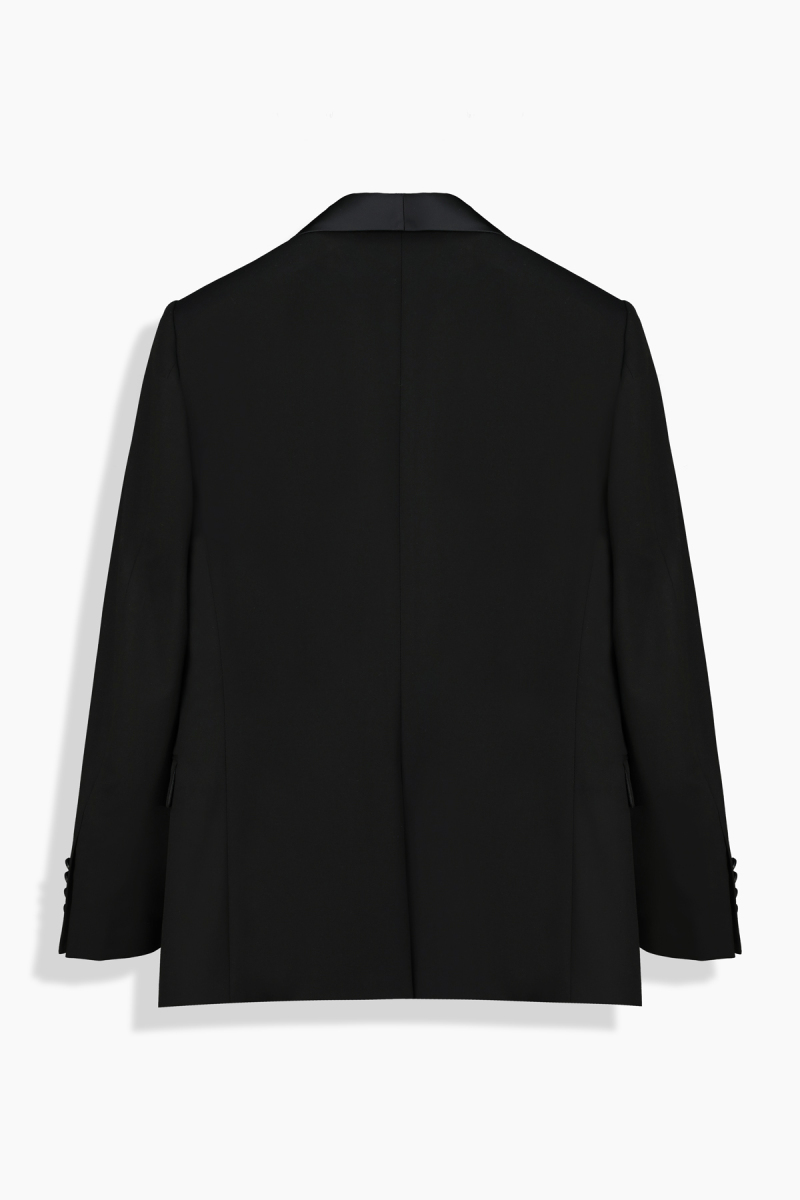 Happy Night Slim Fit Kuşak Papyon Mendil Takım Siyah Smokin - 4