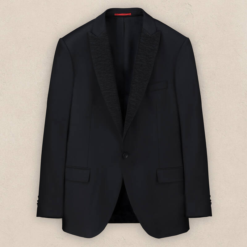 Happy Night Papyon Yelek Takım Slim Fit Siyah Smokin - 2