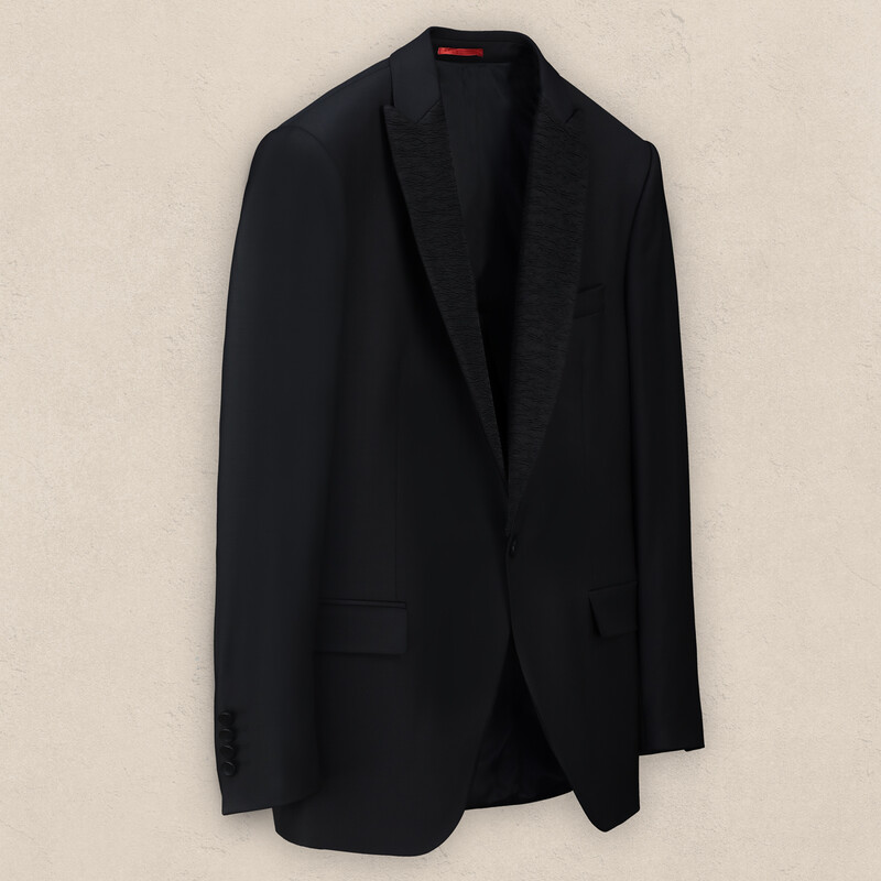 Happy Night Papyon Yelek Takım Slim Fit Siyah Smokin - INTERVIEW