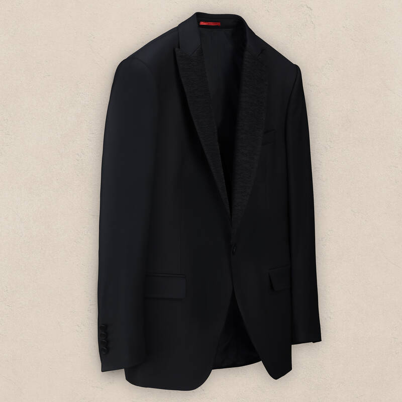 Happy Night Papyon Yelek Takım Slim Fit Siyah Smokin - 3
