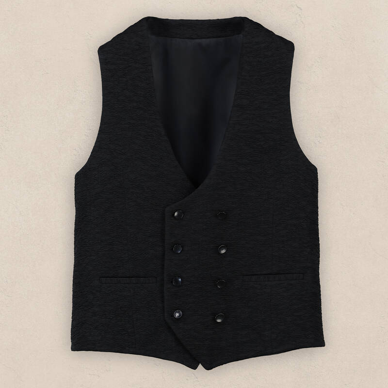 Happy Night Papyon Yelek Takım Slim Fit Siyah Smokin - 5