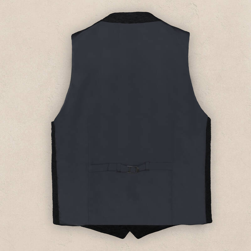 Happy Night Papyon Yelek Takım Slim Fit Siyah Smokin - 6