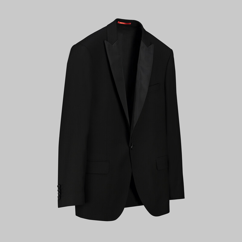 Happy Night Yelek Papyon Takım Siyah Slim Fit Smokin - INTERVIEW