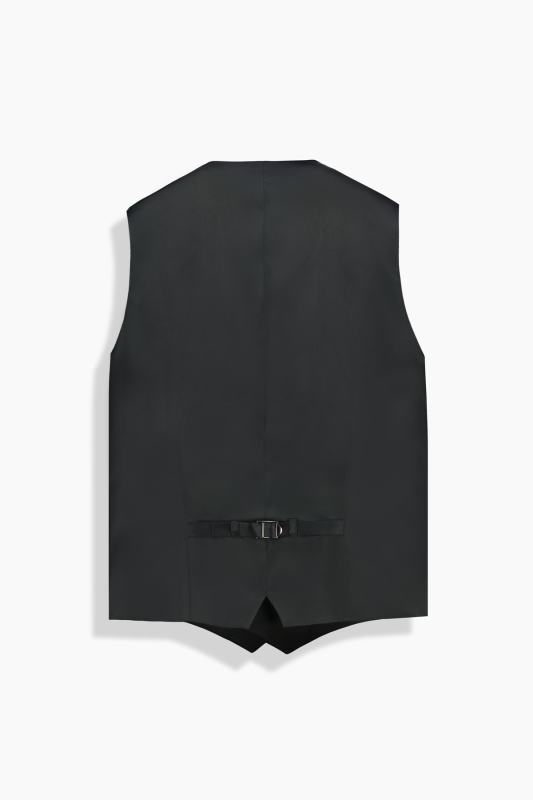 Happy Slim Fit Yelekli Siyah Takım Smokin - INTERVIEW