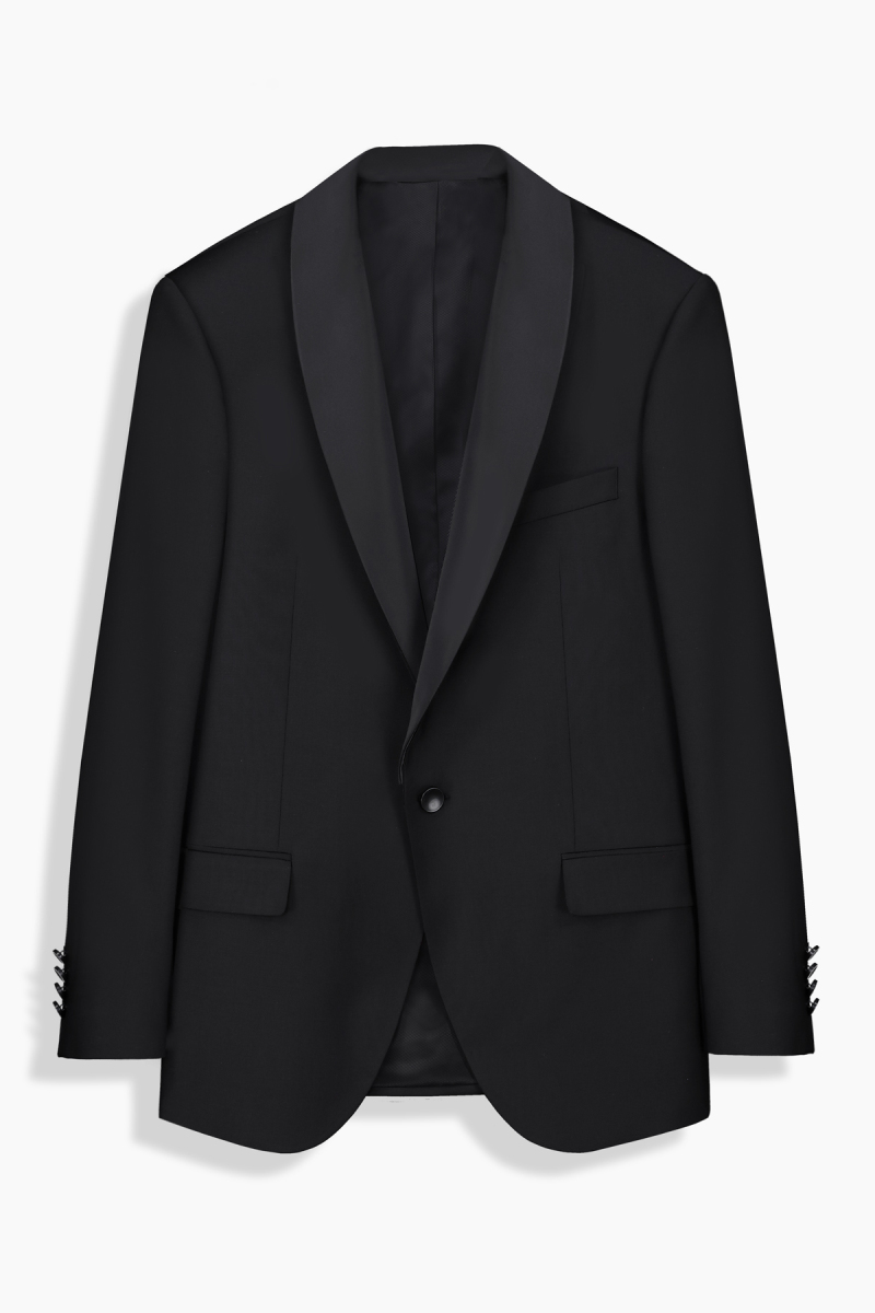 Happy Slim Fit Yelekli Siyah Smokin - 3