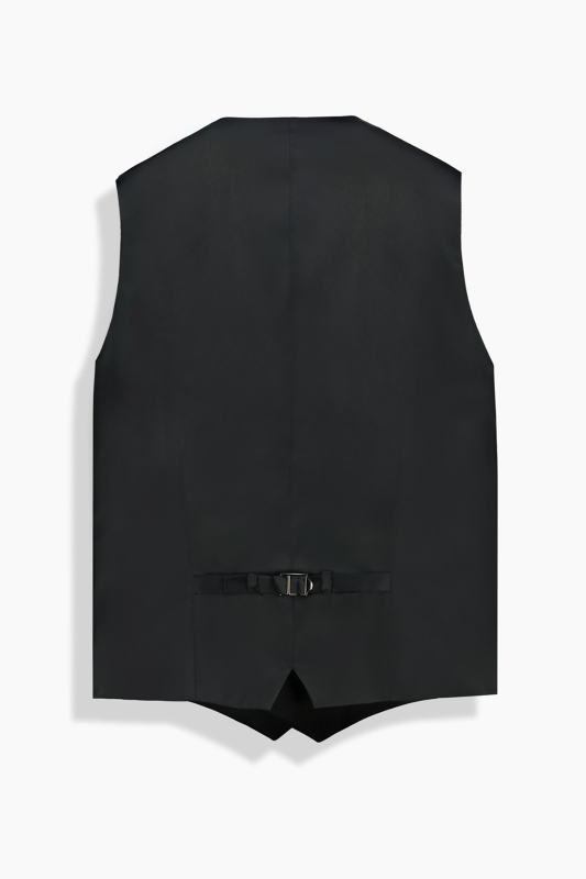 Happy Slim Fit Yelekli Siyah Smokin - INTERVIEW