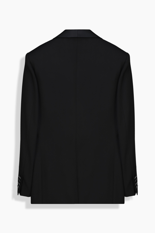 Happy Slim Fit Yelekli Takım Siyah Smokin - INTERVIEW