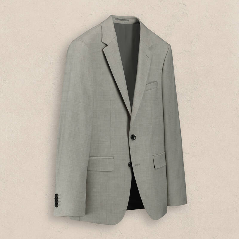 Hardwin Slim Fit Açık Gri Yeni Yün Takım Elbise - 2