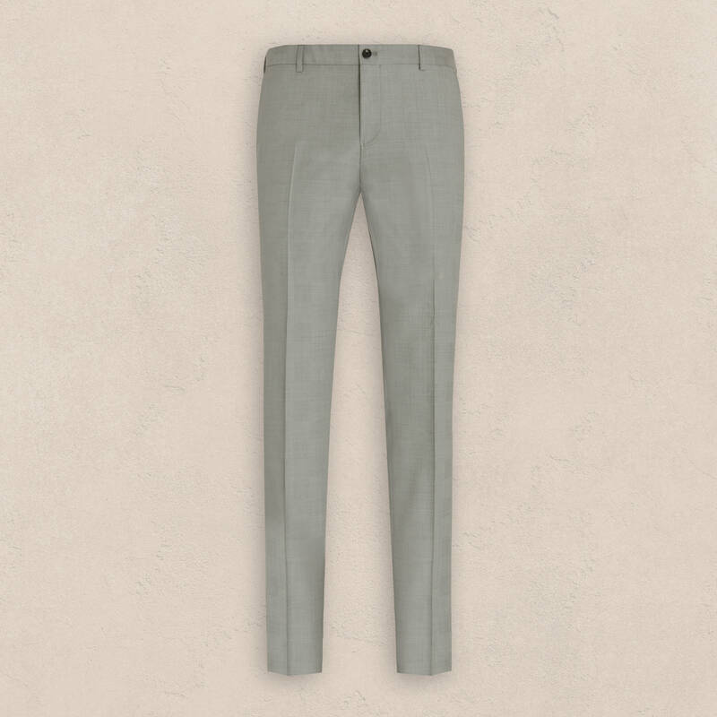 Hardwin Slim Fit Açık Gri Yeni Yün Takım Elbise - 5