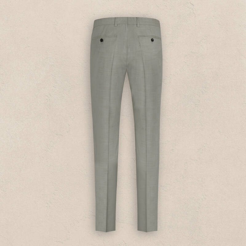 Hardwin Slim Fit Açık Gri Yeni Yün Takım Elbise - 6