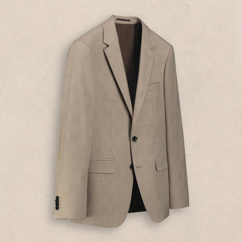 Hardwin Slim Fit Bej Yeni Yün Takım Elbise - 3