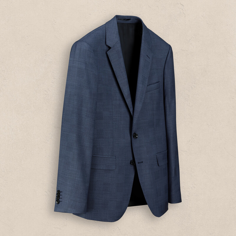 Hardwin Slim Fit Koyu Mavi Yeni Yün Takım Elbise - SARAR (1)