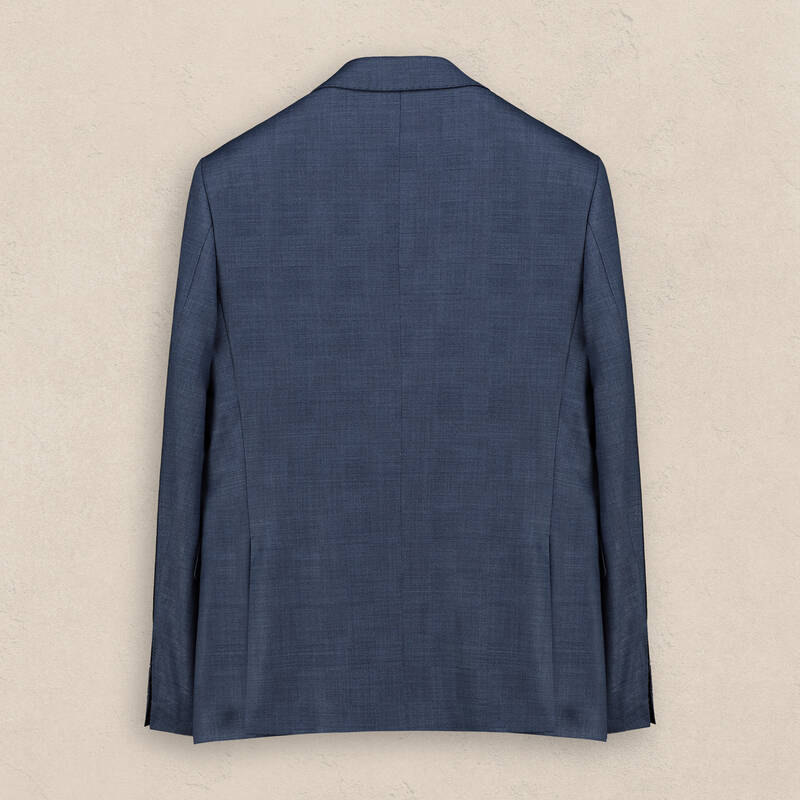 Hardwin Slim Fit Koyu Mavi Yeni Yün Takım Elbise - 3