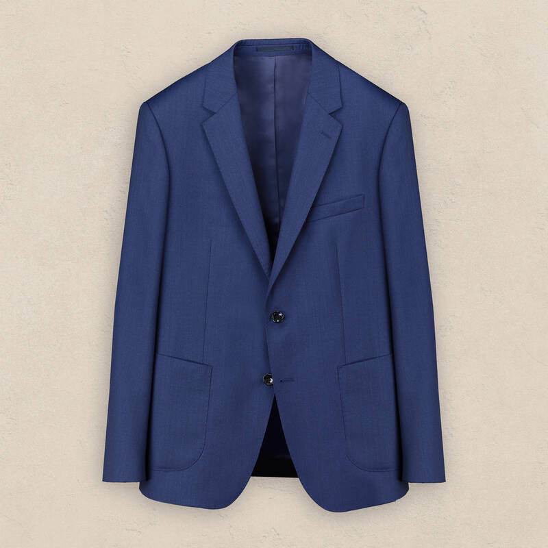 Hardwin Theo Slim Fit Koyu Mavi Takım Elbise - 1