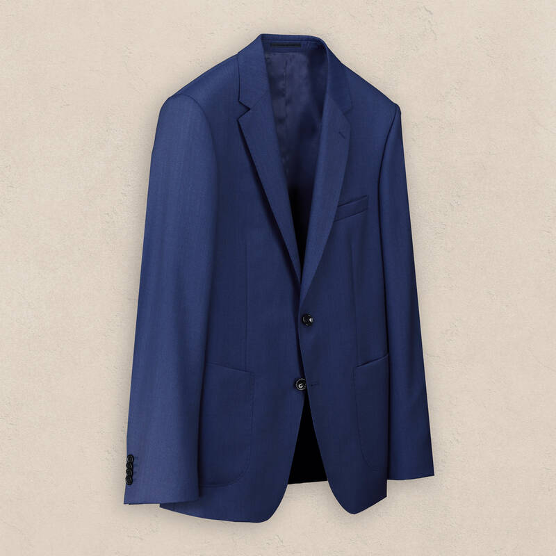 Hardwin Theo Slim Fit Koyu Mavi Takım Elbise - 2