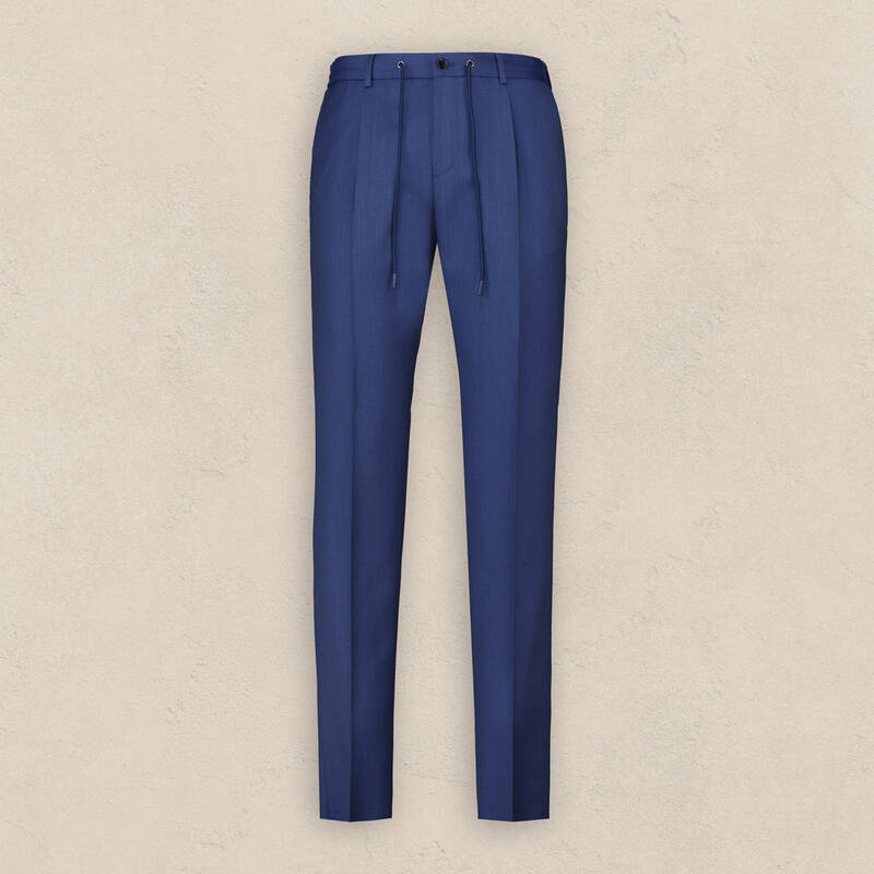 Hardwin Theo Slim Fit Koyu Mavi Takım Elbise - 4