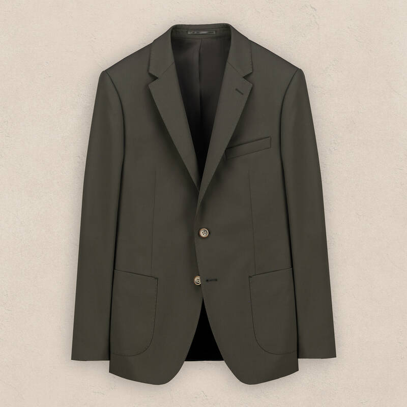 Hardwin Theo Slim Fit Koyu Yeşil Takım Elbise - 1