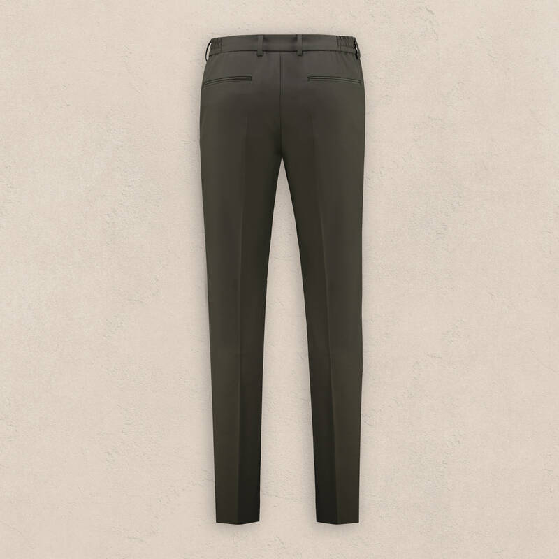 Hardwin Theo Slim Fit Koyu Yeşil Takım Elbise - 5