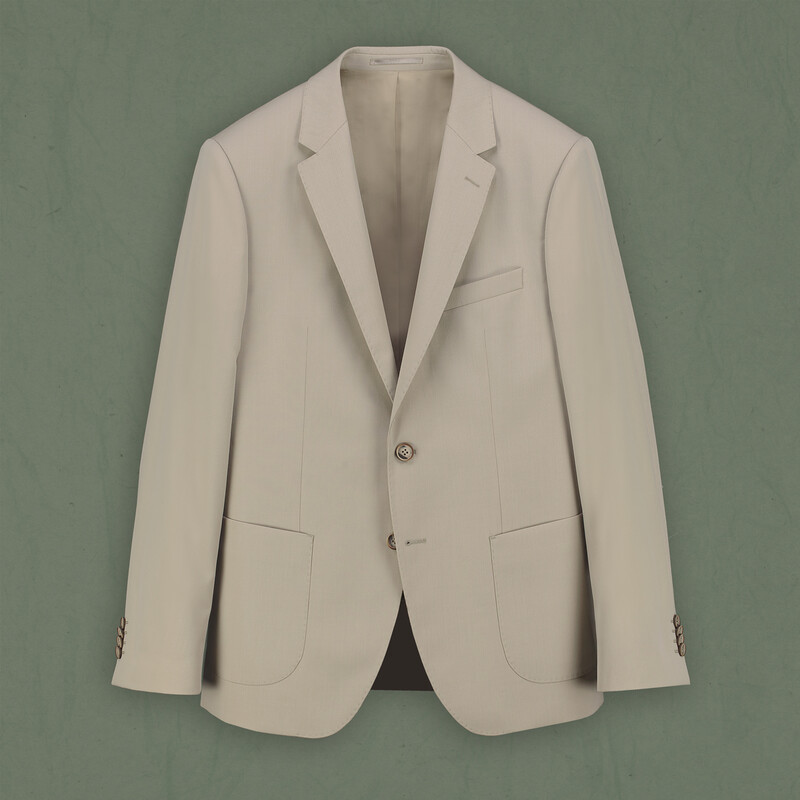 Hardwin Theo Slim Fit Taş Rengi Takım Elbise 