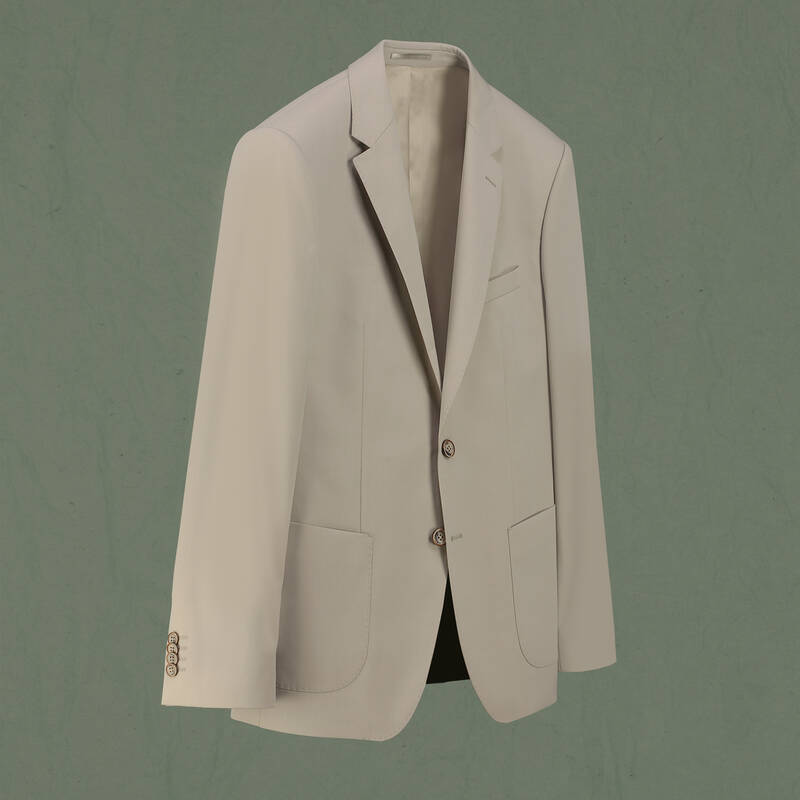 Hardwin Theo Slim Fit Taş Rengi Takım Elbise - 2