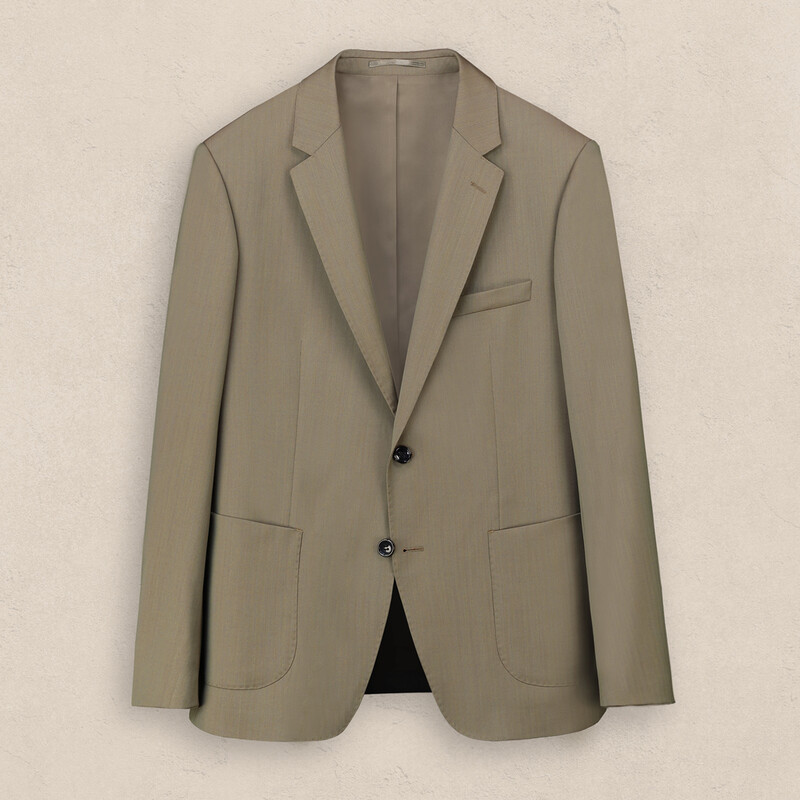 Hardwin Theo Slim Fit Açık Kahverengi Takım Elbise 