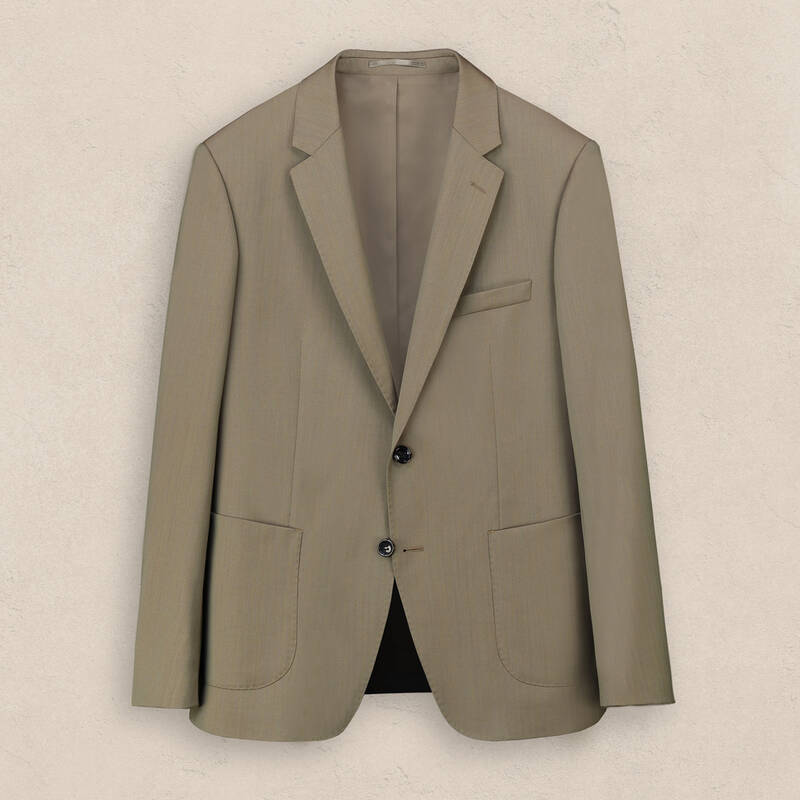 Hardwin Theo Slim Fit Açık Kahverengi Takım Elbise - 1