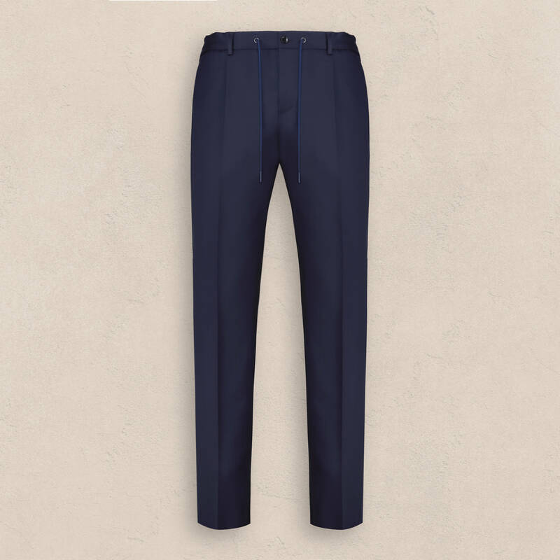 Hardwin Theo Slim Fit Koyu Lacivert Takım Elbise - 4
