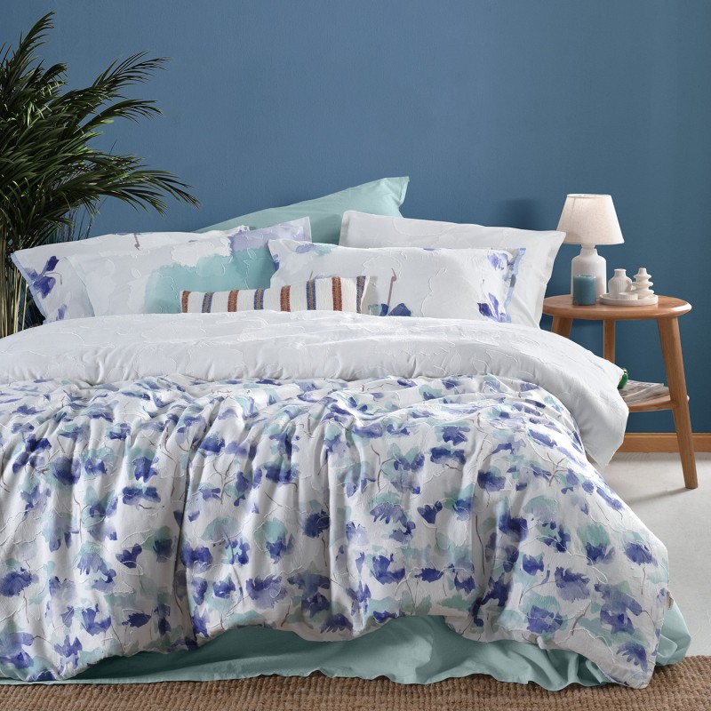 Hazeran Çift Kişilik Nevresim Takımı Mavi 