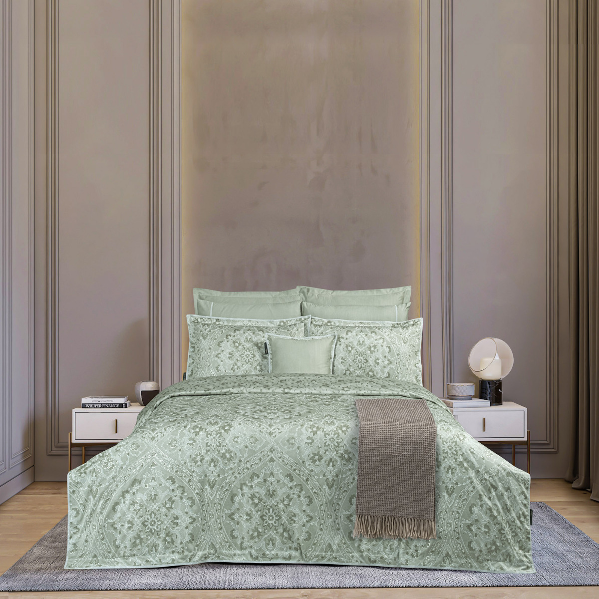 Himalia Pamuk Saten Nevresim Takımı King Size - 1