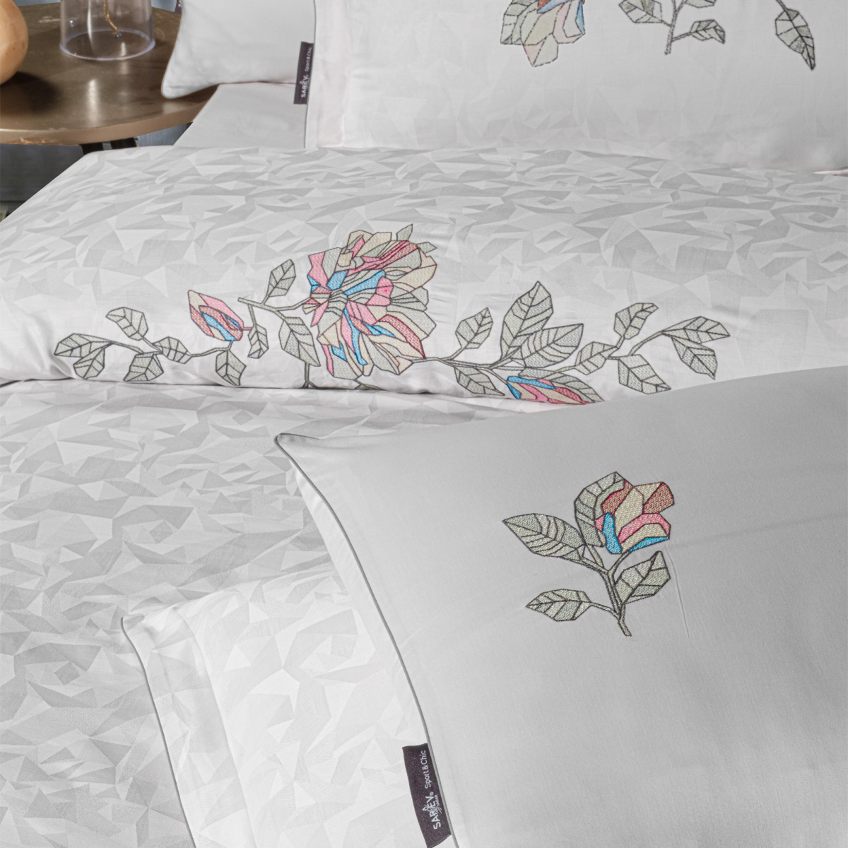 İlay Pamuk Saten Nevresim Takımı King Size - 5