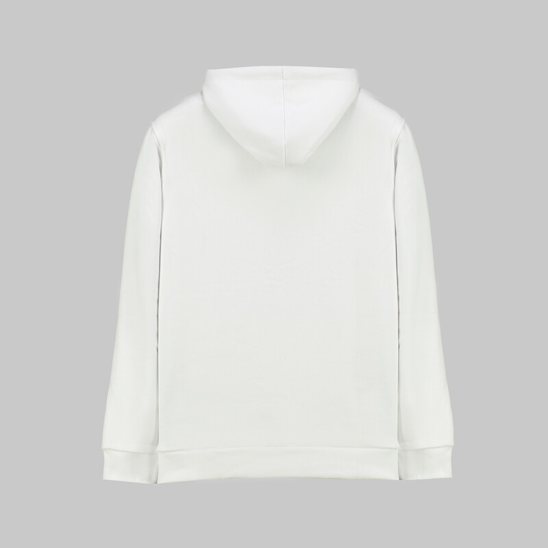 Kapüşonlu Beyaz Sweatshirt - INTERVIEW