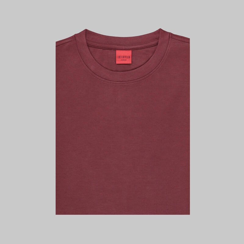 Bisiklet Yaka Bordo Sweatshirt - 3