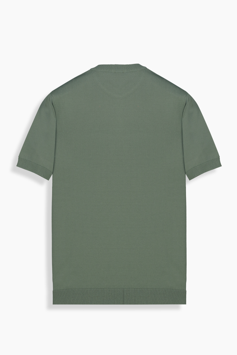 Bisiklet Yaka Relax Fit Mint Yeşili Tişört - 2