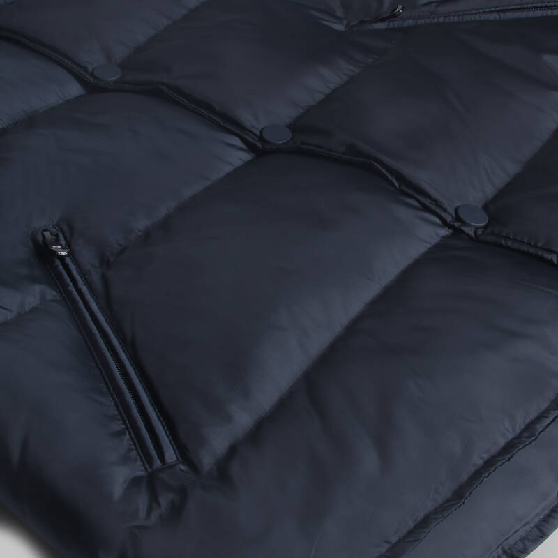 Çıkma Kapüşonlu Dolum Lacivert Yelek - 3