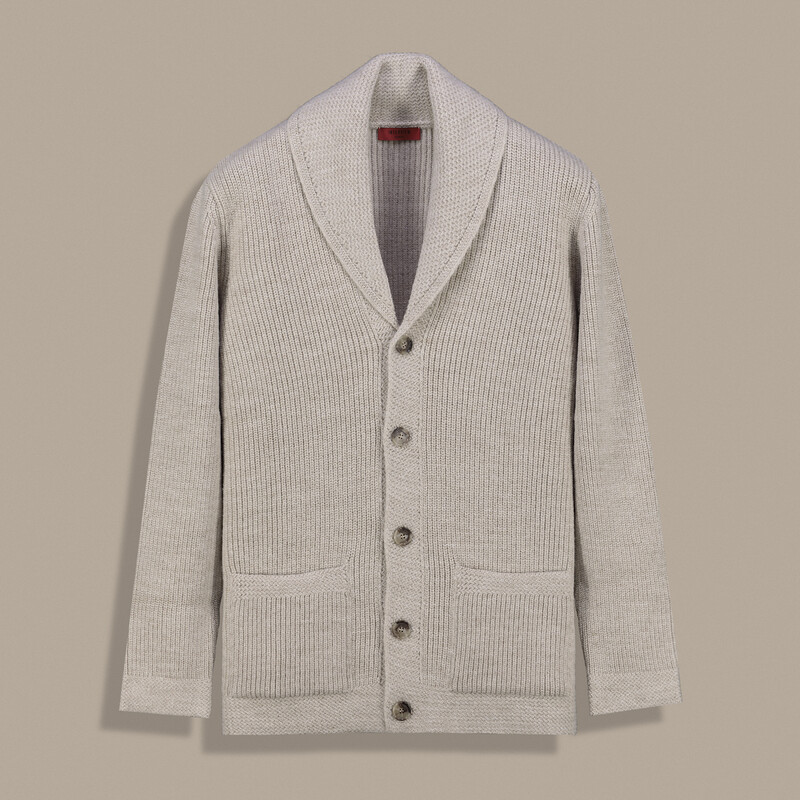 Düğmeli Bej Hırka - INTERVIEW