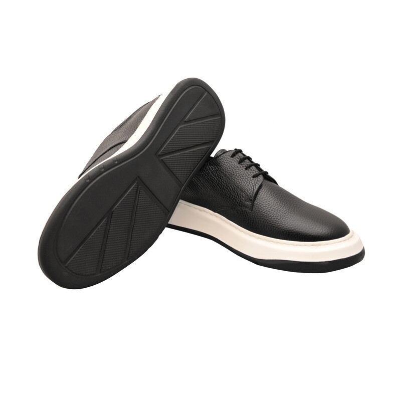 Erkek Eva Taban Siyah Ayakkabı - INTERVIEW