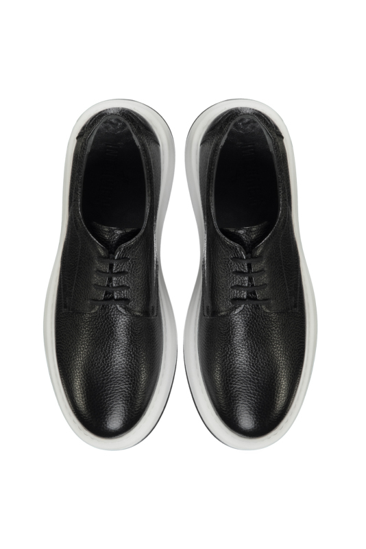 Erkek Eva Taban Siyah Ayakkabı - INTERVIEW